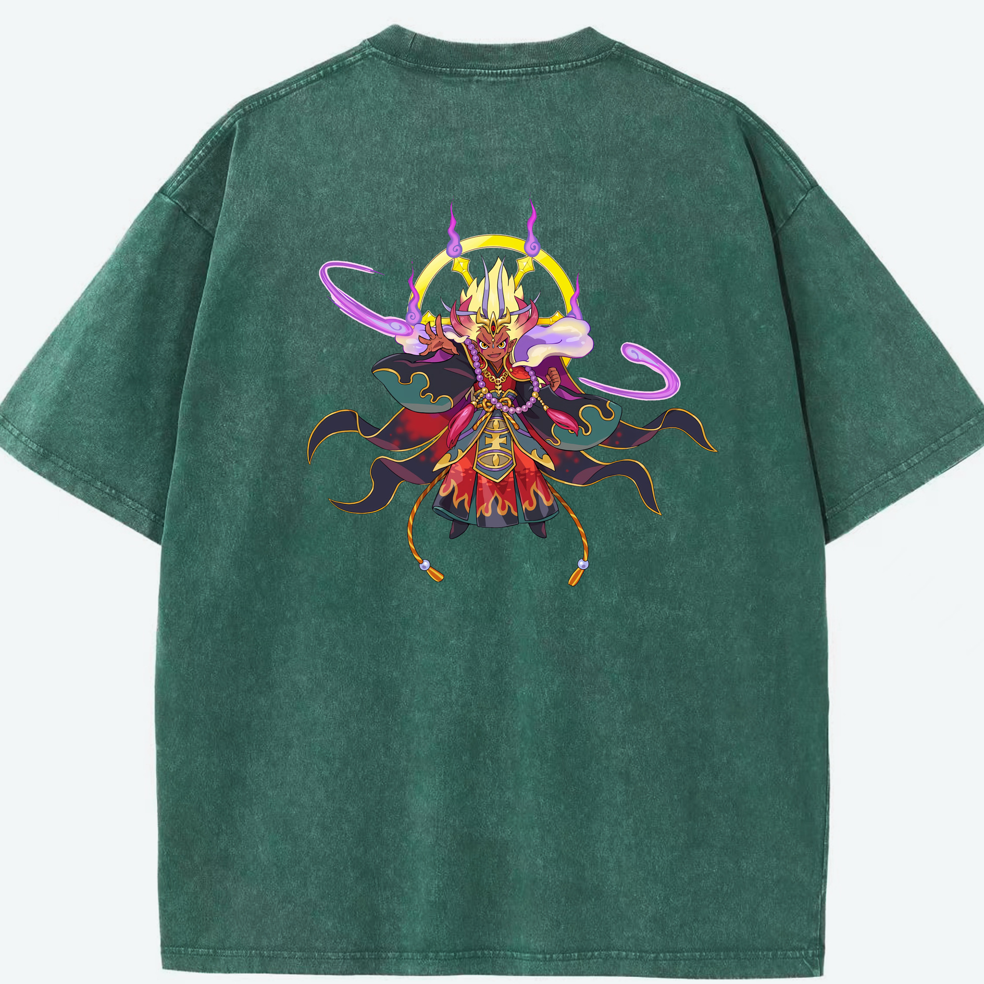 （画像用） 妖怪ウォッチ Yo-kai Watch 綿100% ヴィンテージ風 半袖Tシャツ（背面プリント）